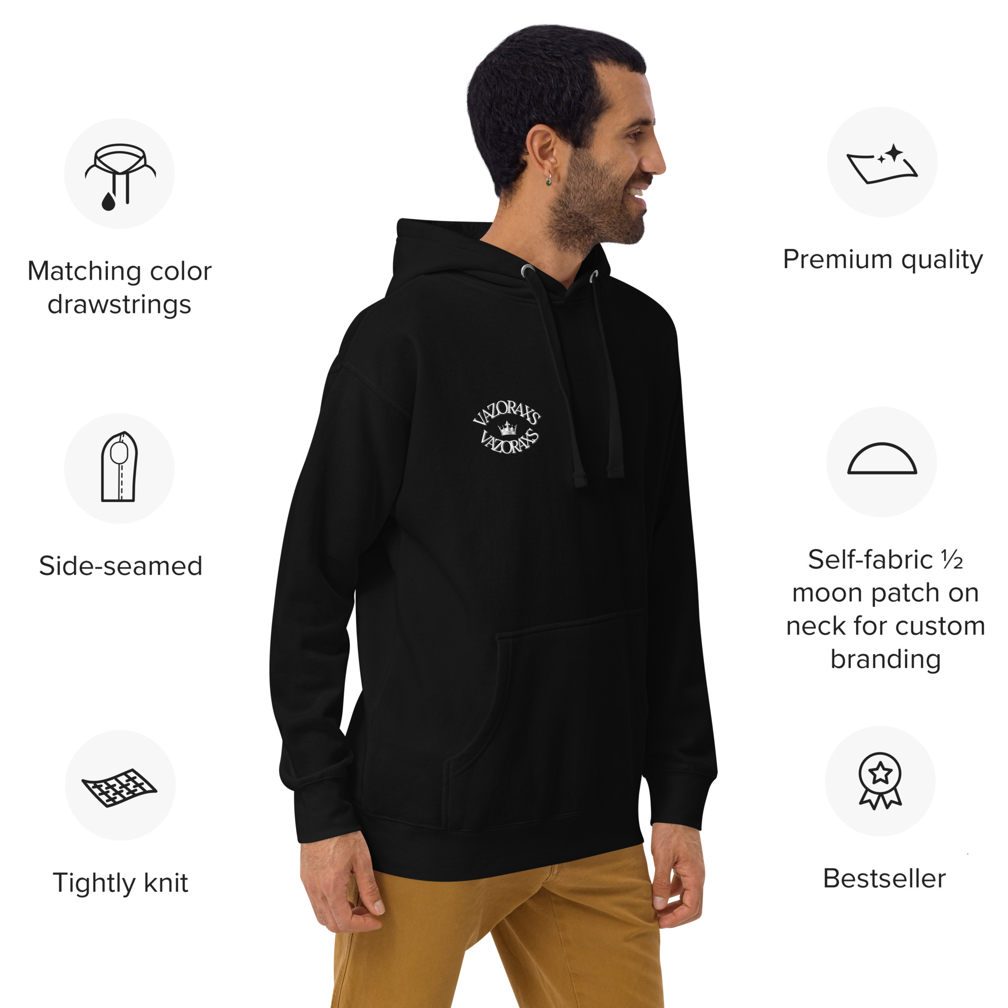 Hoodie Midnight Silver - Image 5